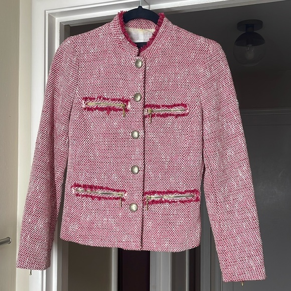 Zara Jackets & Blazers - Zara pink tweed blazer GUC